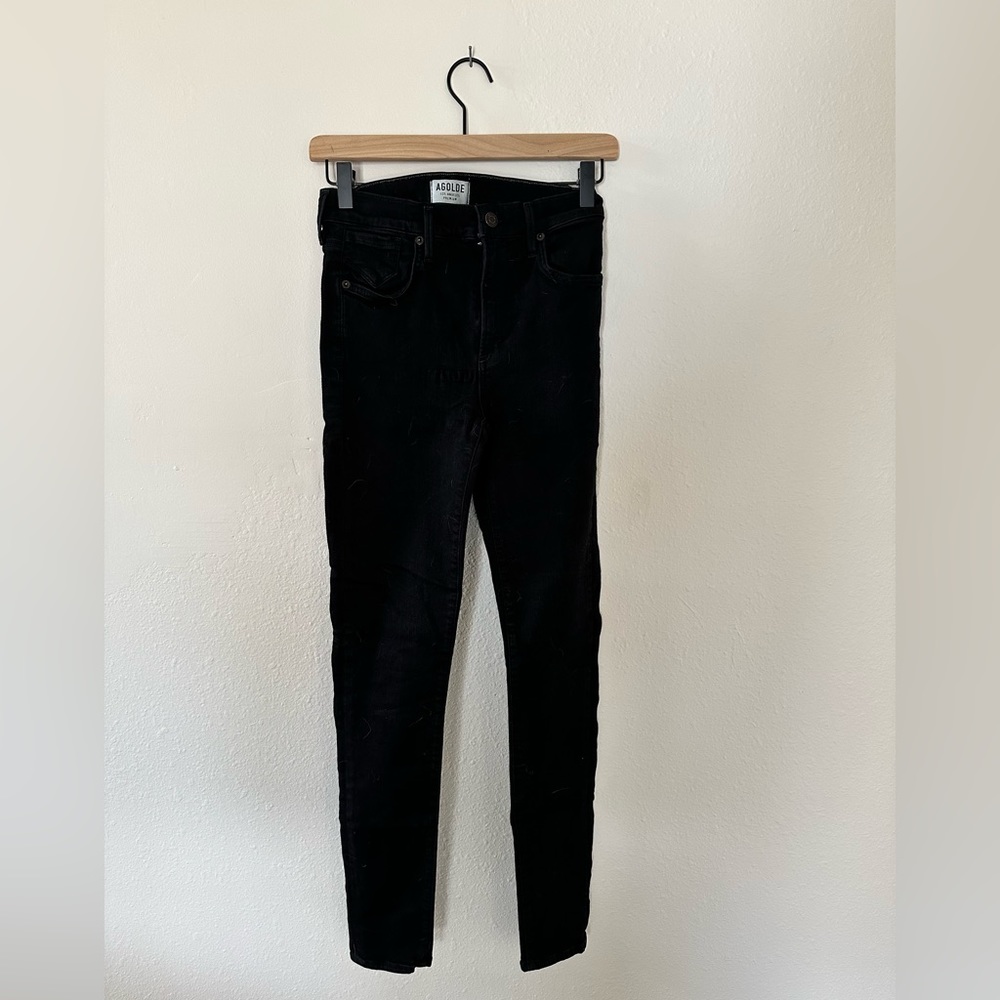 Agolde size 27 black jeans